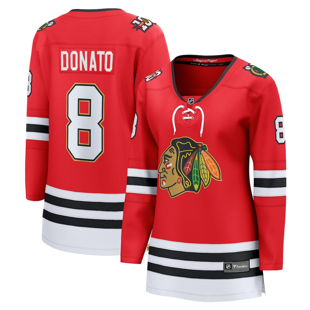 Women's Chicago Blackhawks Ryan Donato Fanatics Red Centennial Breakaway Player Jersey - Jersey