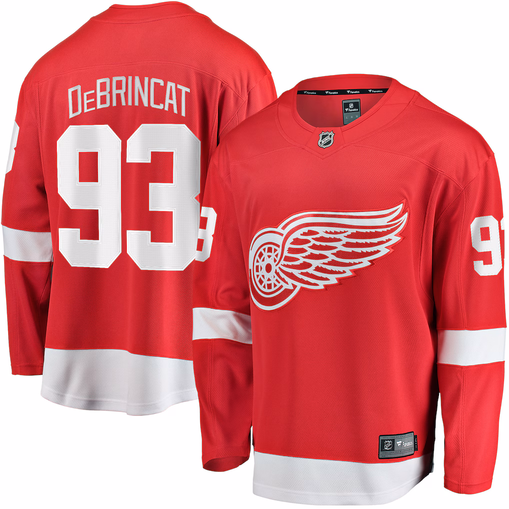 Men's Detroit Red Wings Alex DeBrincat Fanatics Red Breakaway Jersey - Jersey