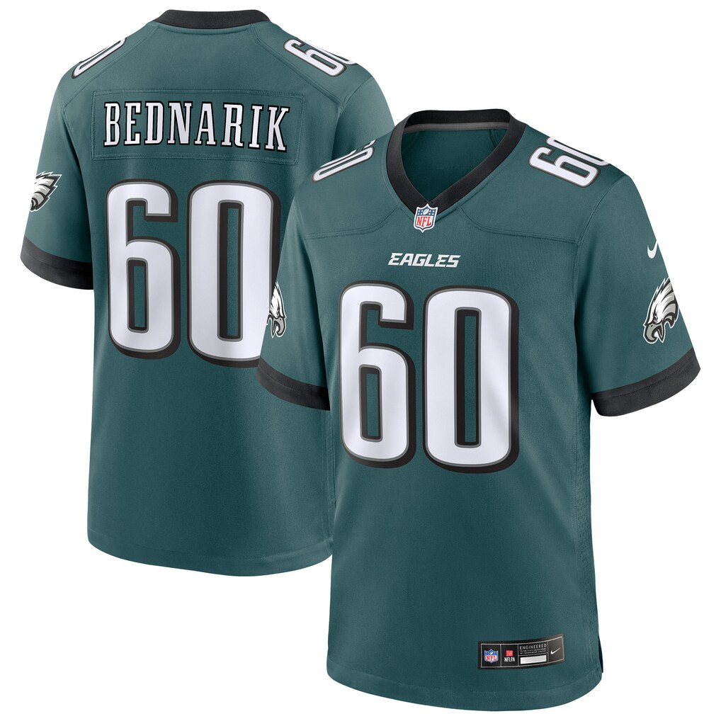 Men's Philadelphia Eagles Chuck Bednarik Nike Midnight Green Team Retired Player Game Jersey - Jersey