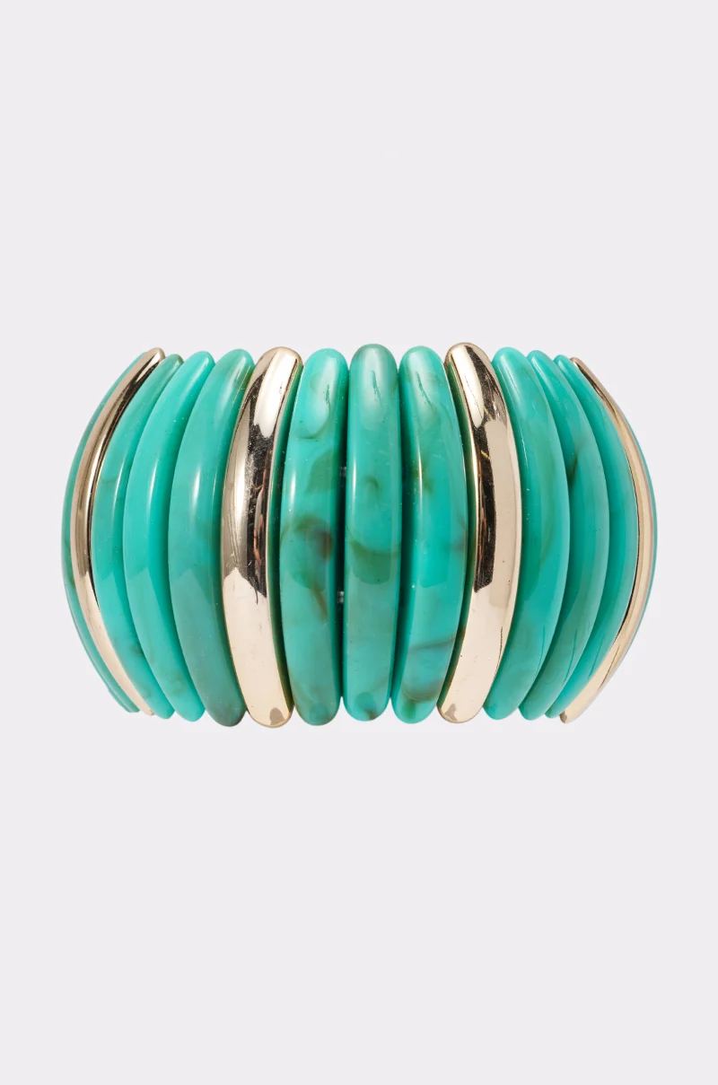 DISC BRACELET IN TURQUOISE - Akira Wear