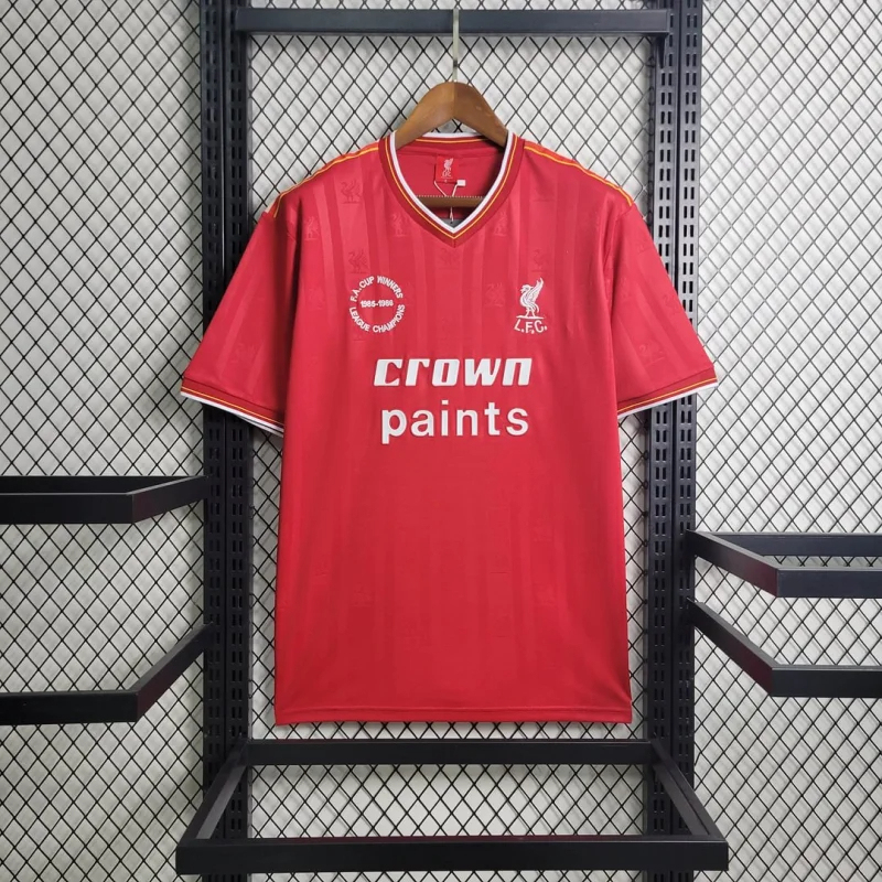 Liverpool Retro Football Jersey Home Custom Shirt 1985-86 - Jersey