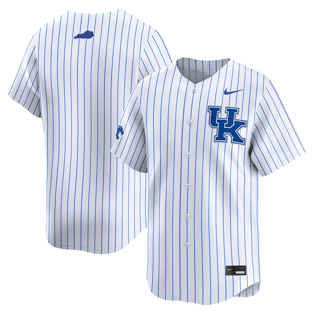 Men's Nike White Kentucky Wildcats Baseball Limited Jersey - Jersey