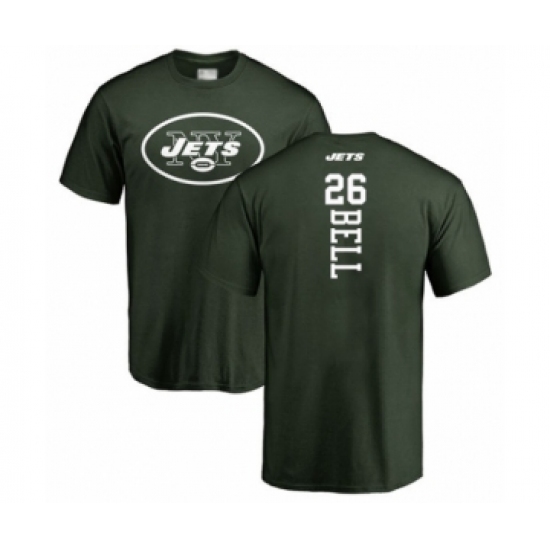 Football New York Jets #26 Le'Veon Bell Green Backer T-Shirt - Jersey