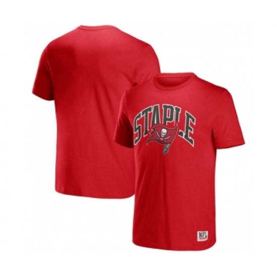 Men's Tampa Bay Buccaneers x Staple Red Logo Lockup T-Shirt - Jersey