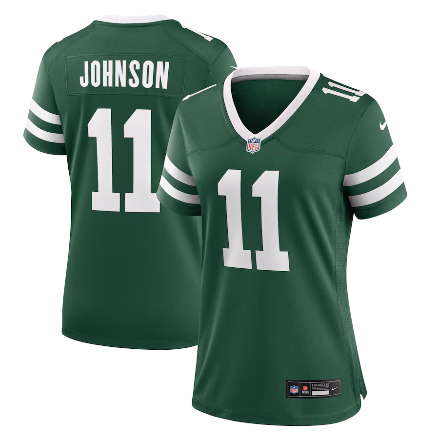 Women's New York Jets Jarrick Bernard-Converse Nike Legacy Green Game Jersey - Jersey