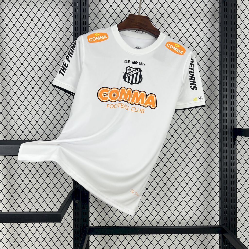 Santos FC Retro Soccer Jersey Special Edition Custom Shirt 2008/09 - Jersey
