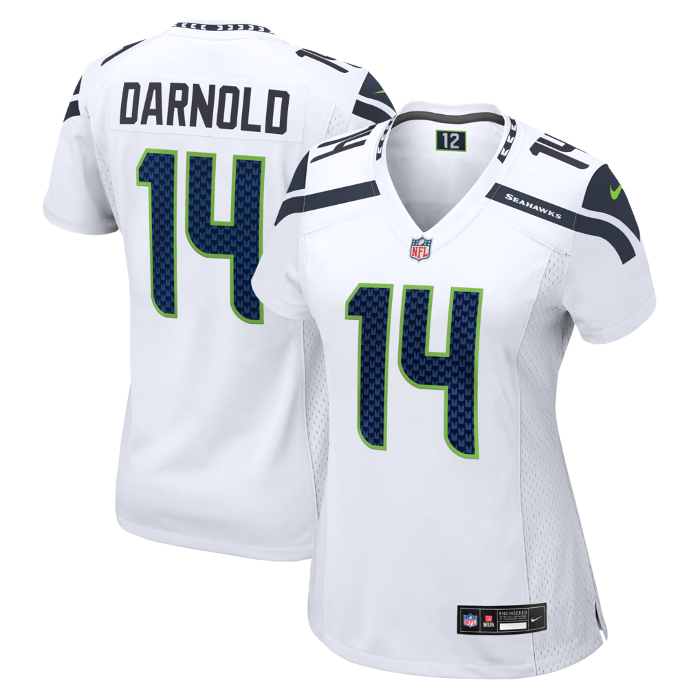 Women's Seattle Seahawks Sam Darnold Nike White Game Jersey - Jersey