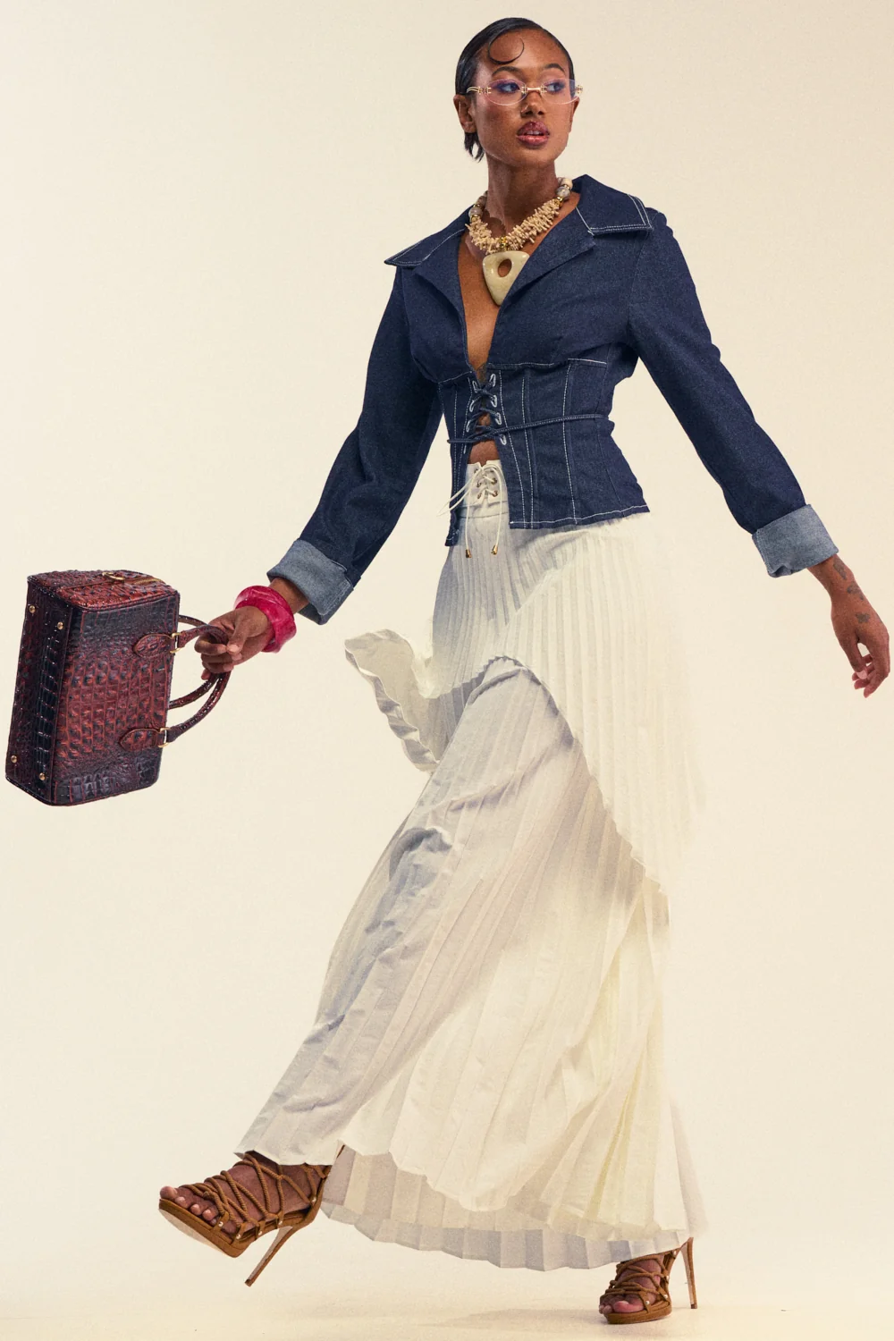 DRIFTING AWAY PLEATED TROUSER - Akira Wear