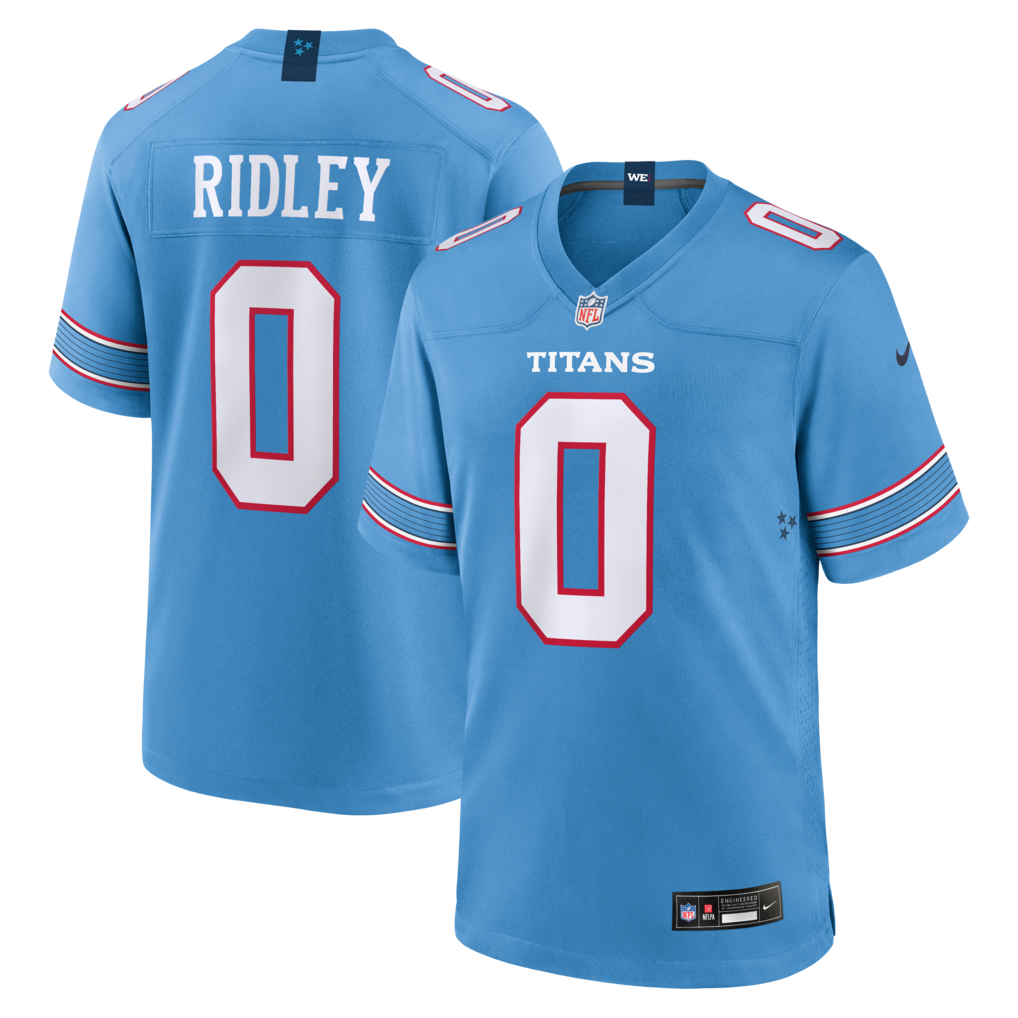 Men's Tennessee Titans Calvin Ridley Nike Light Blue Game Jersey - Jersey