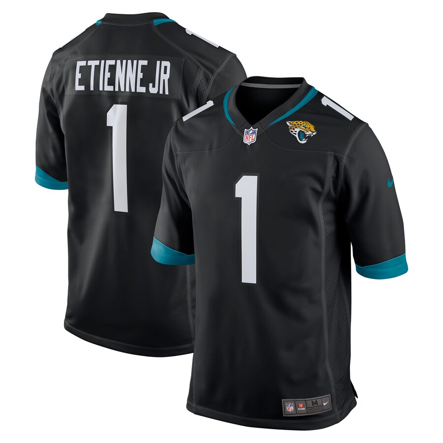 Men's Jacksonville Jaguars Travis Etienne Nike Black Alternate Game Jersey - Jersey