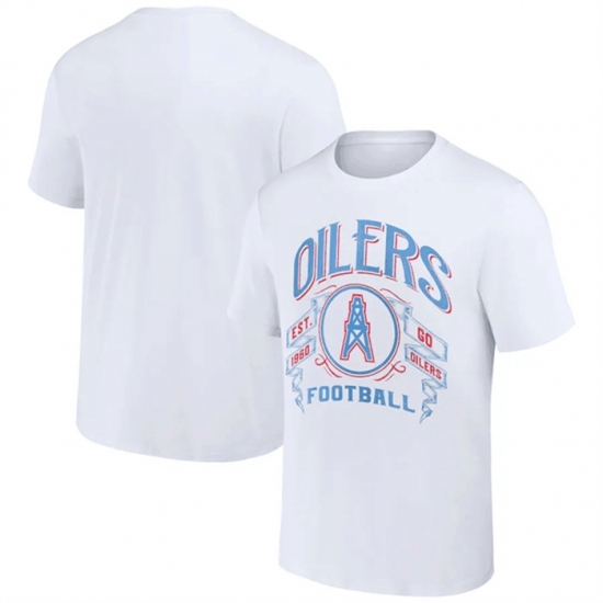 Men's Tennessee Titans White X Darius Rucker Collection Vintage Football T Shirt - Jersey