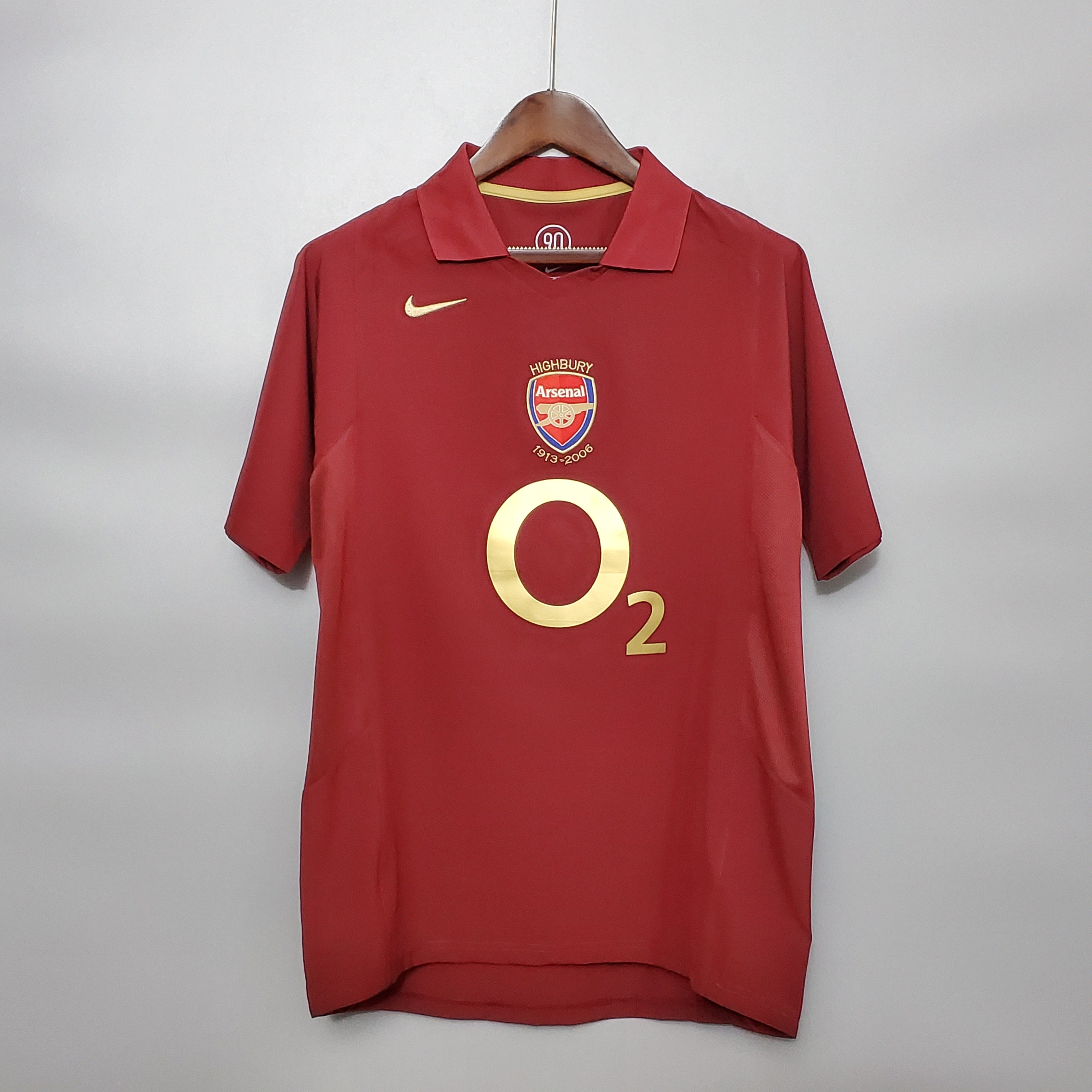 Arsenal Soccer Retro Jersey Home Custom Shirt 2005/06 - Jersey