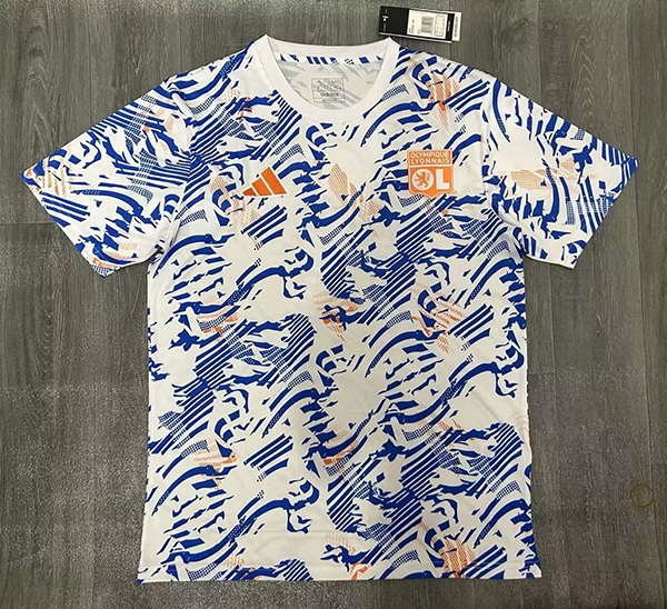 Olympique Lyonnais Football Jersey Pre-Match Custom Shirt 2024/25 - Jersey