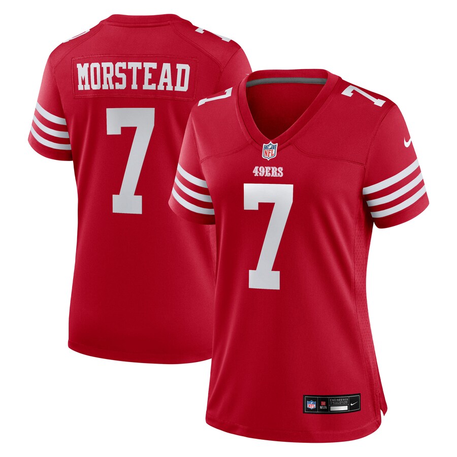 Women's San Francisco 49ers Thomas Morstead Nike Scarlet Team Game Jersey - Jersey