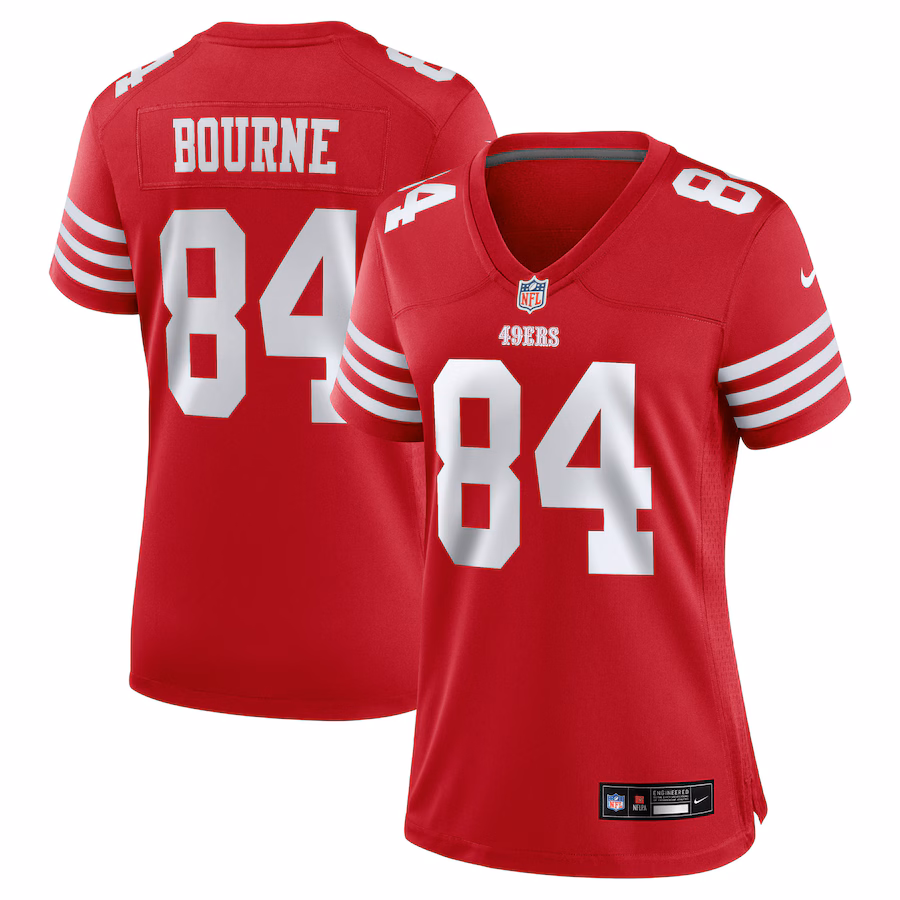 Women's San Francisco 49ers Kendrick Bourne Nike Scarlet Team Game Jersey - Jersey
