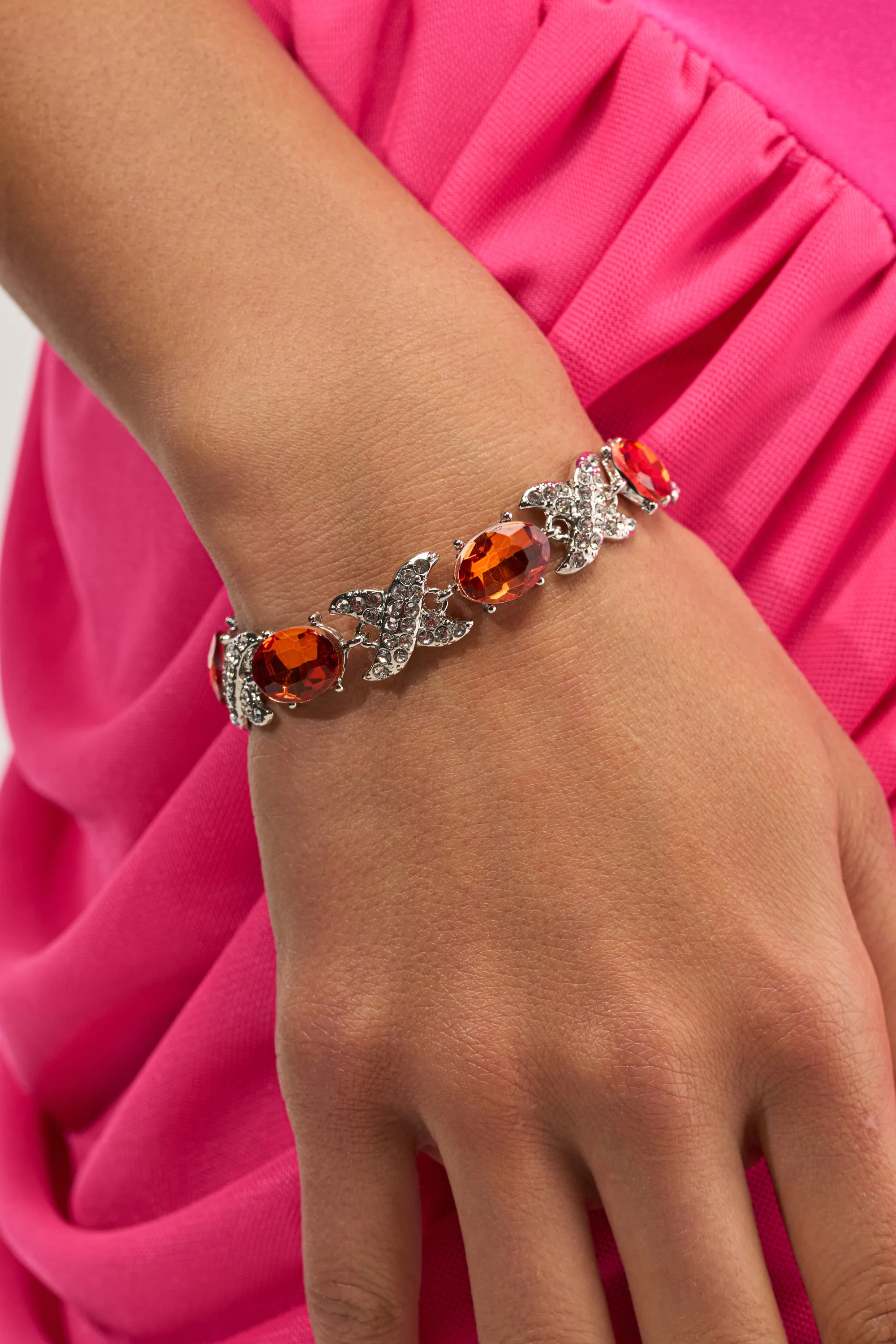 ORANGE YA GLAD LINK BRACELET - Akira Wear