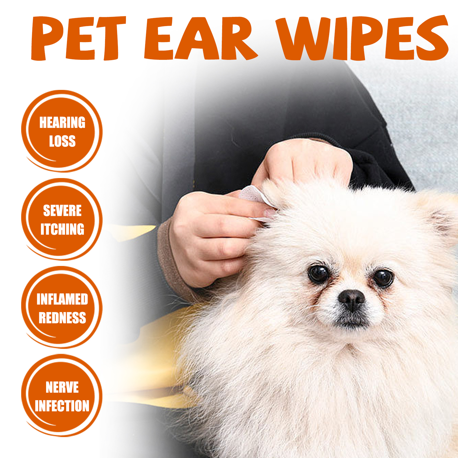 Yegbong Pet Ear Cleaning Wipes