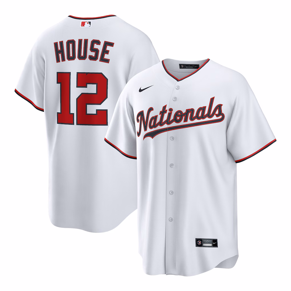 Men's Washington Nationals Brady House Nike White Home Replica Jersey - Jersey