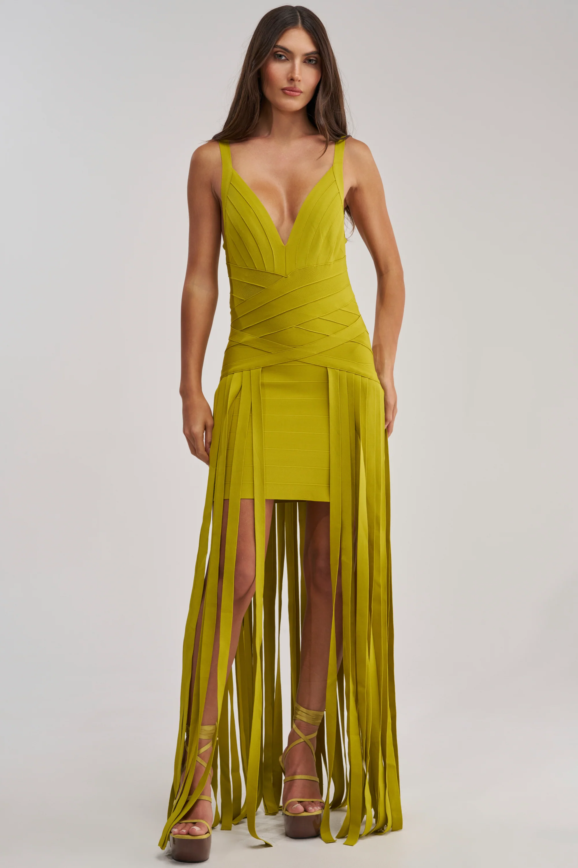 LUCKY CHARM FRINGE MINI DRESS - Akira Wear