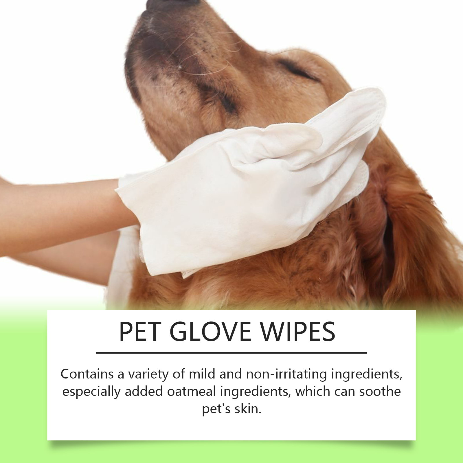 Yegbong No-Rinse Pet Cleaning Gloves