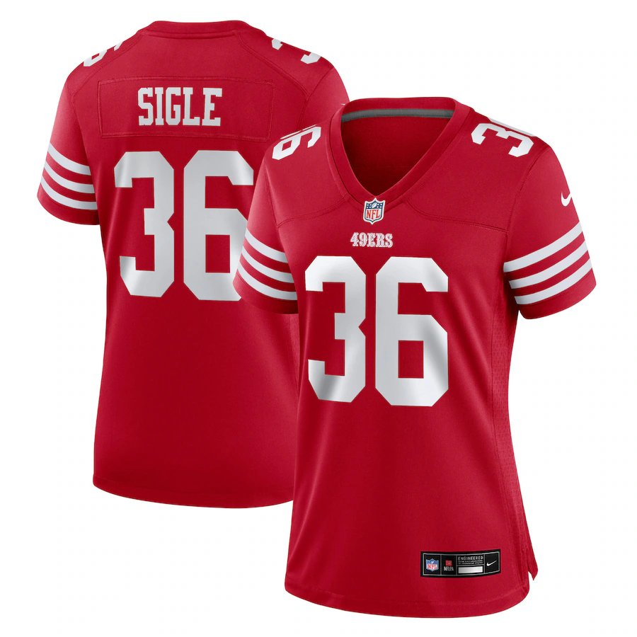 Women's San Francisco 49ers Marques Sigle Nike Scarlet Team Game Jersey - Jersey