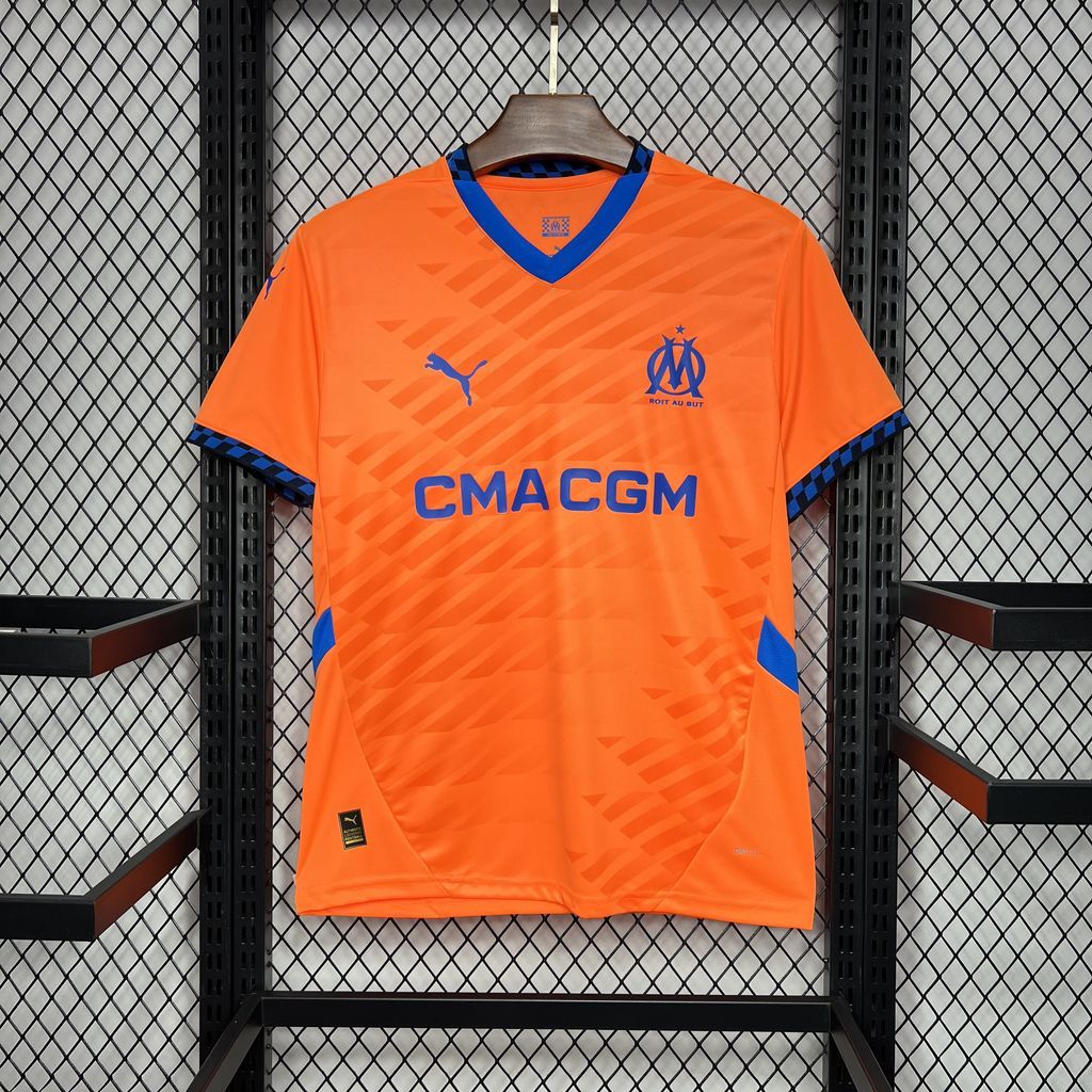 Marseille Soccer Jersey Third Away Custom Shirt 2024/25 - Jersey