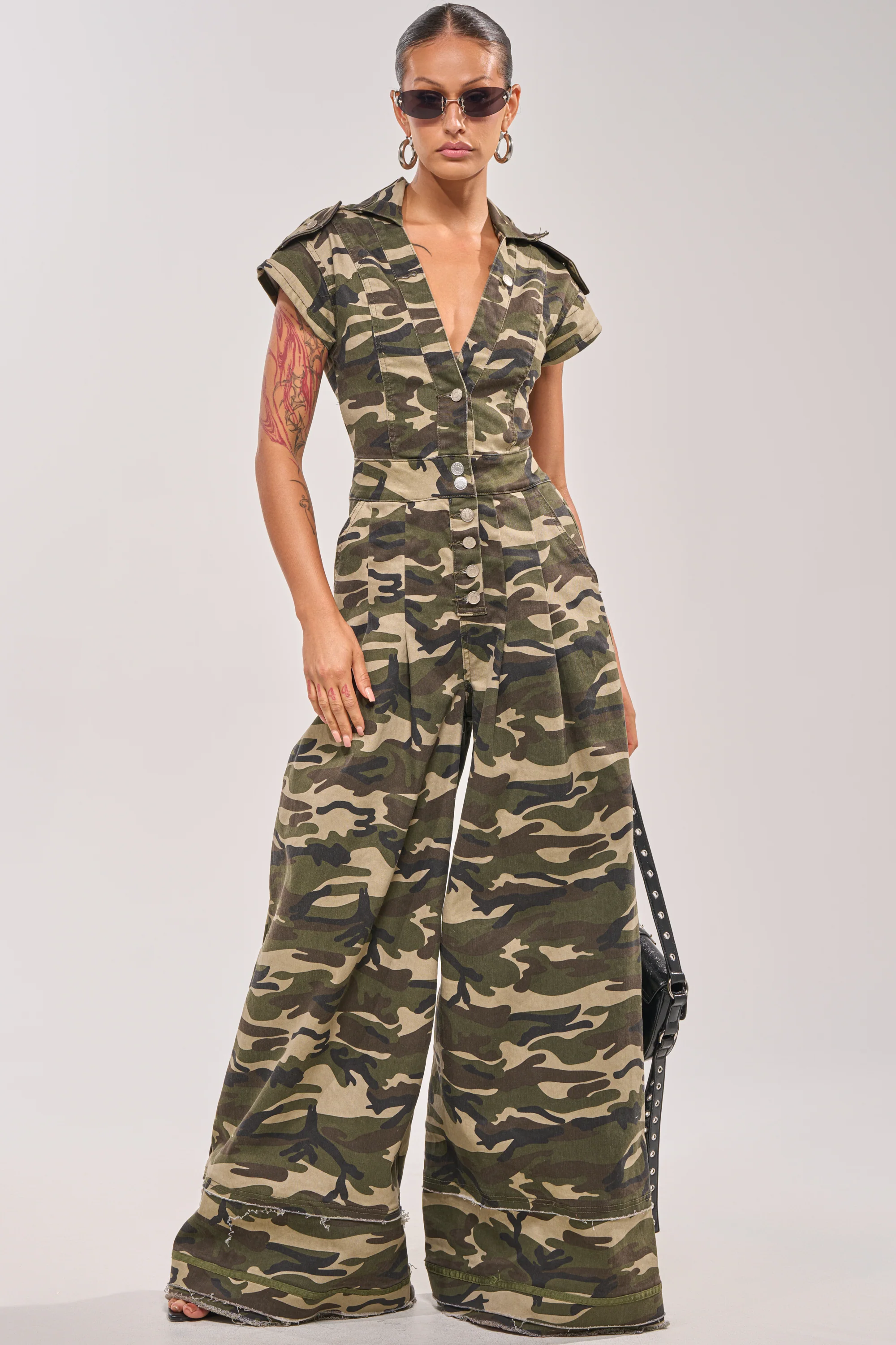 MAJOR DRAMA CAMO JUMPSUIT IN CAMO - Akira Wear