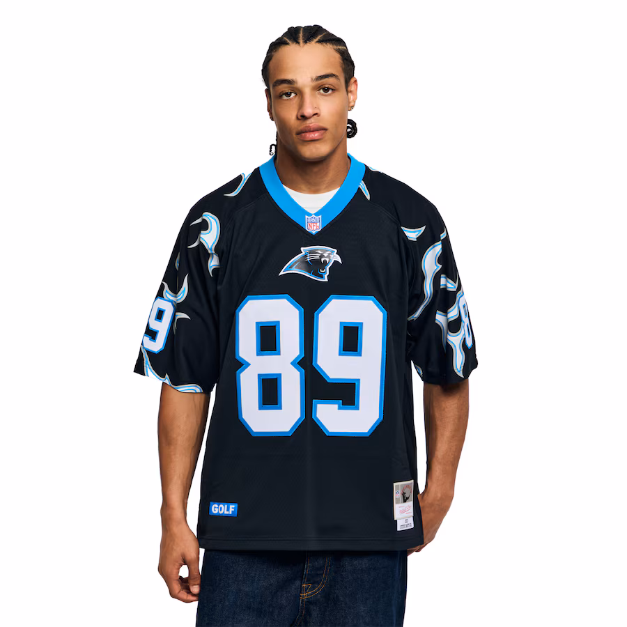 Unisex Carolina Panthers Steve Smith Sr. Mitchell & Ness x Golf Wang Black 2003 Legacy Fashion Jersey - Jersey