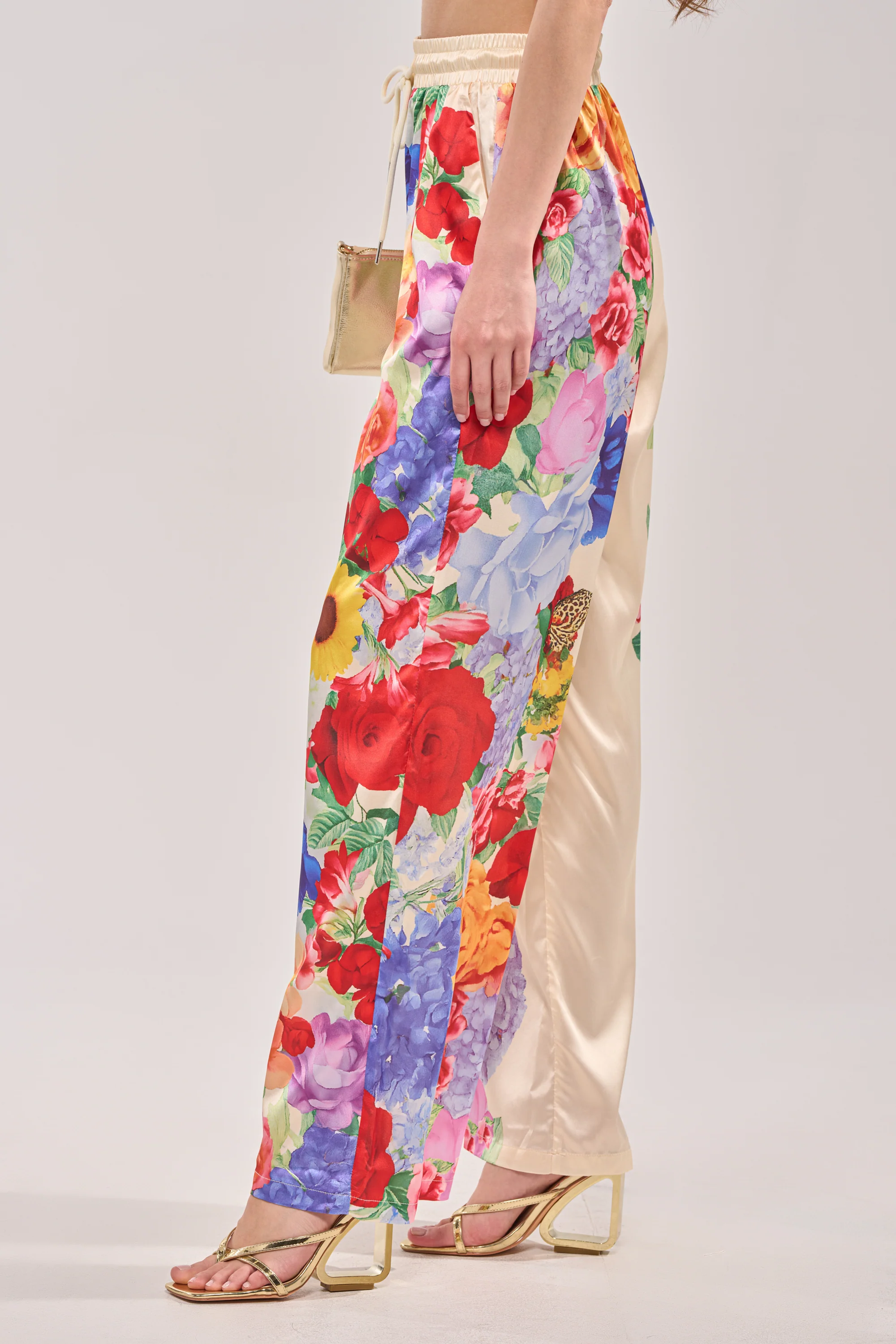 FLORAL BURST PALAZZO PANT - Akira Wear