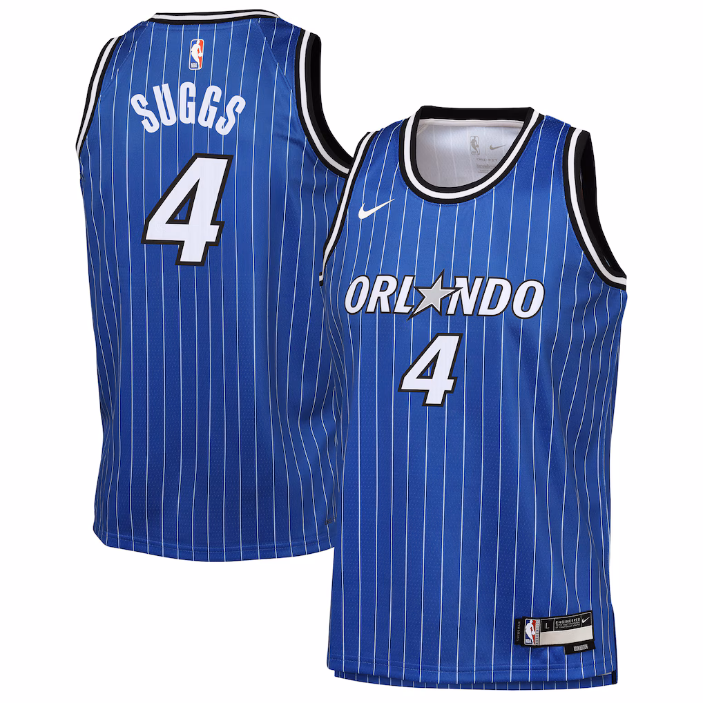 Youth Orlando Magic Jalen Suggs Nike Blue Swingman Jersey - Icon Edition - Jersey