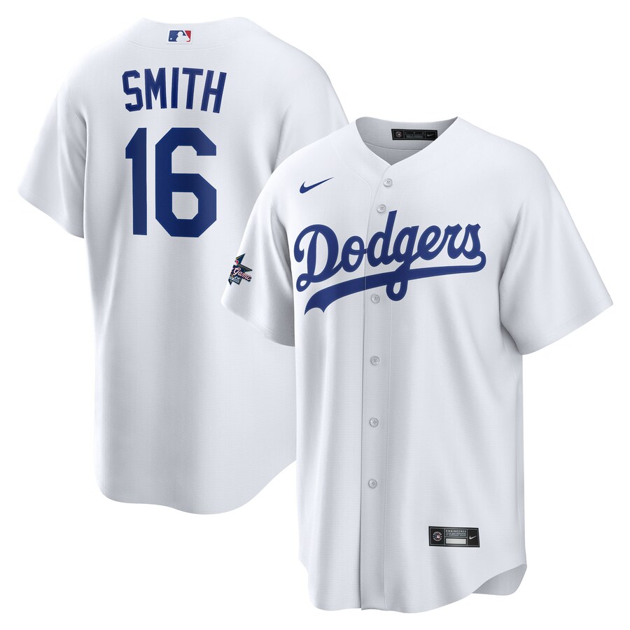 Men's Los Angeles Dodgers Will Smith Nike White 2025 MLB All-Star Game Home Replica Player Jersey - Jersey