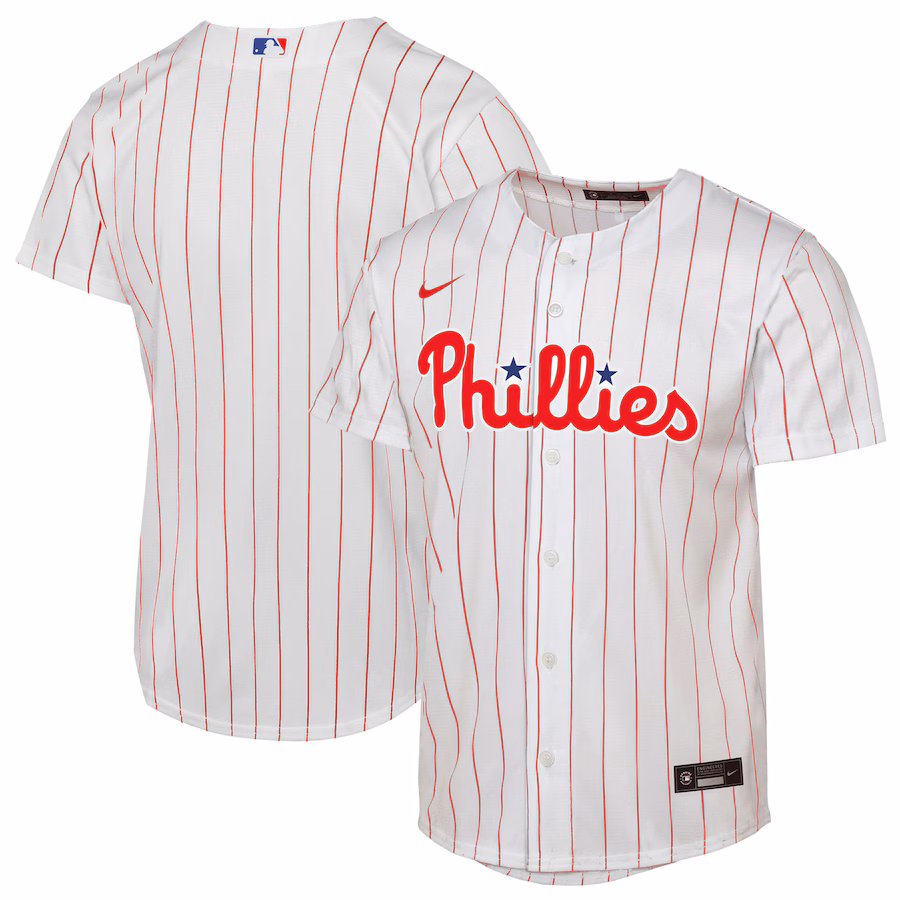 Youth Philadelphia Phillies Nike White Home Replica Jersey - Jersey