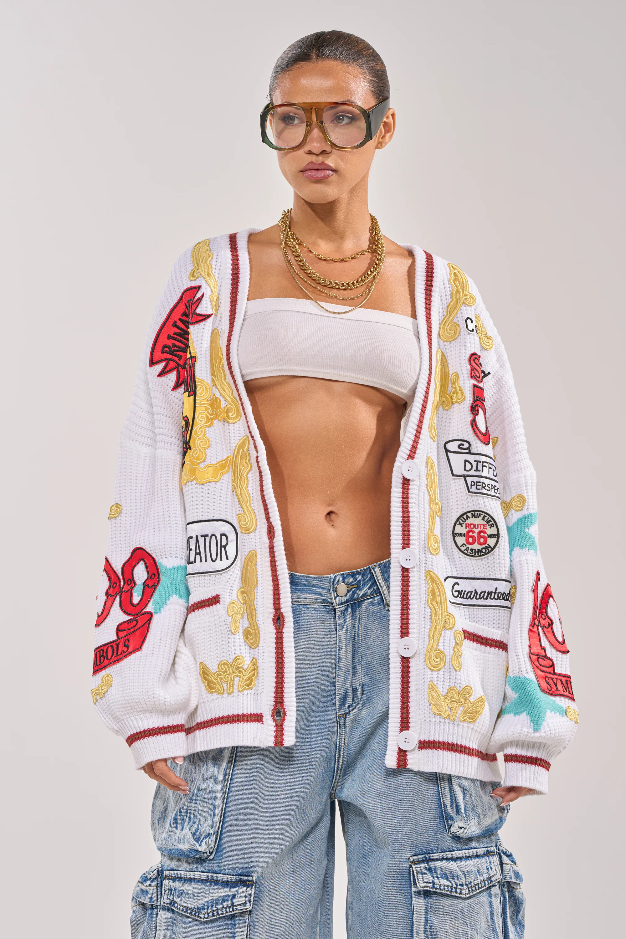 NEW REGALIA PATCH CARDIGAN - Akira Wear
