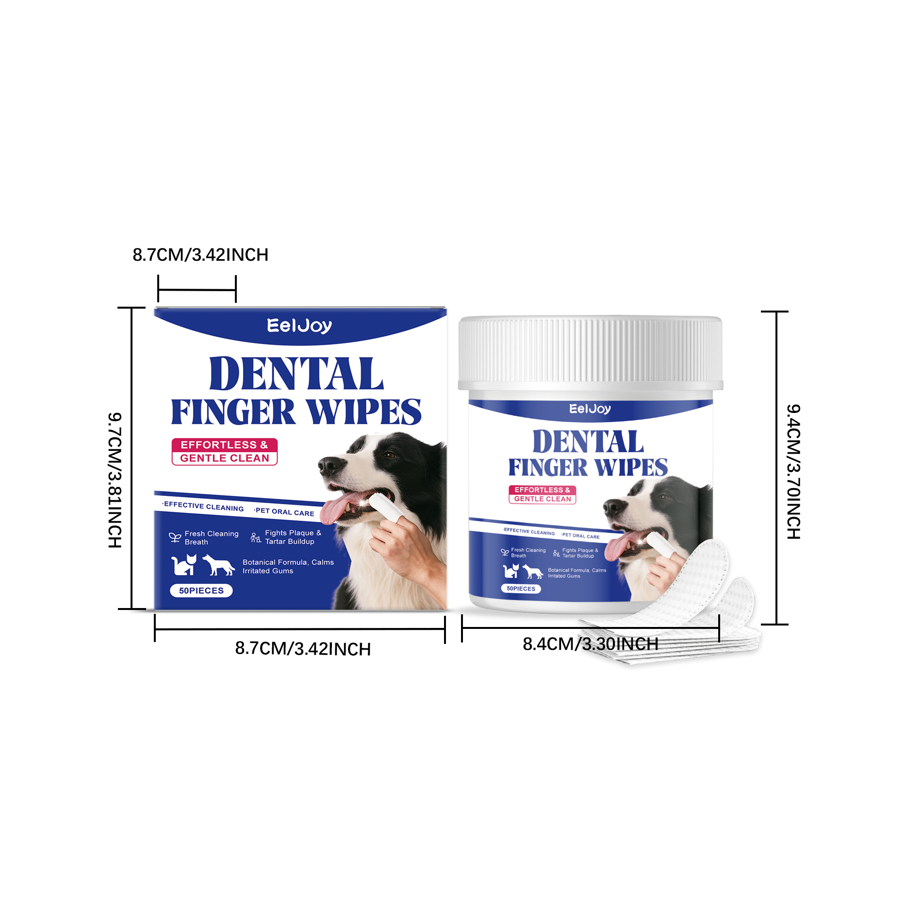 EelJoy Pet Dental Wipes