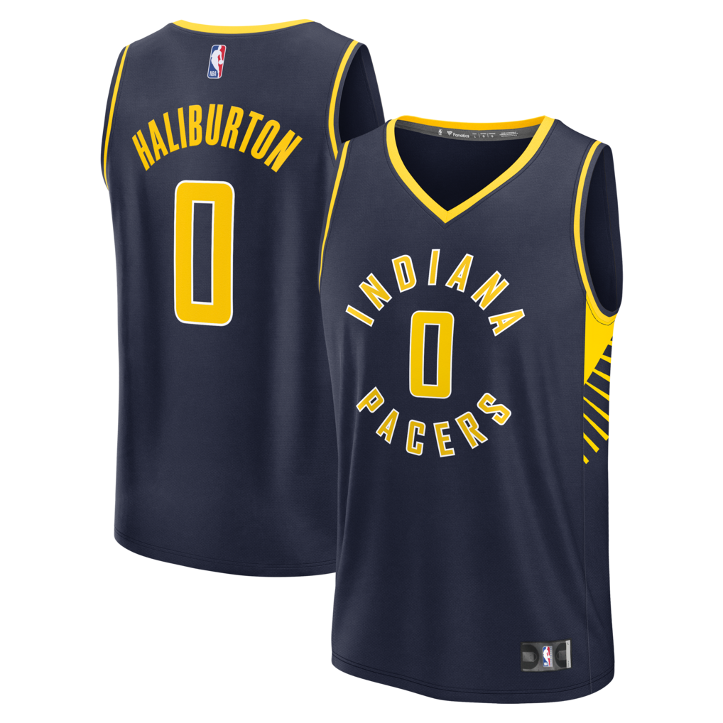 Youth Indiana Pacers Tyrese Haliburton Fanatics Navy Fast Break Replica Player Jersey - Jersey