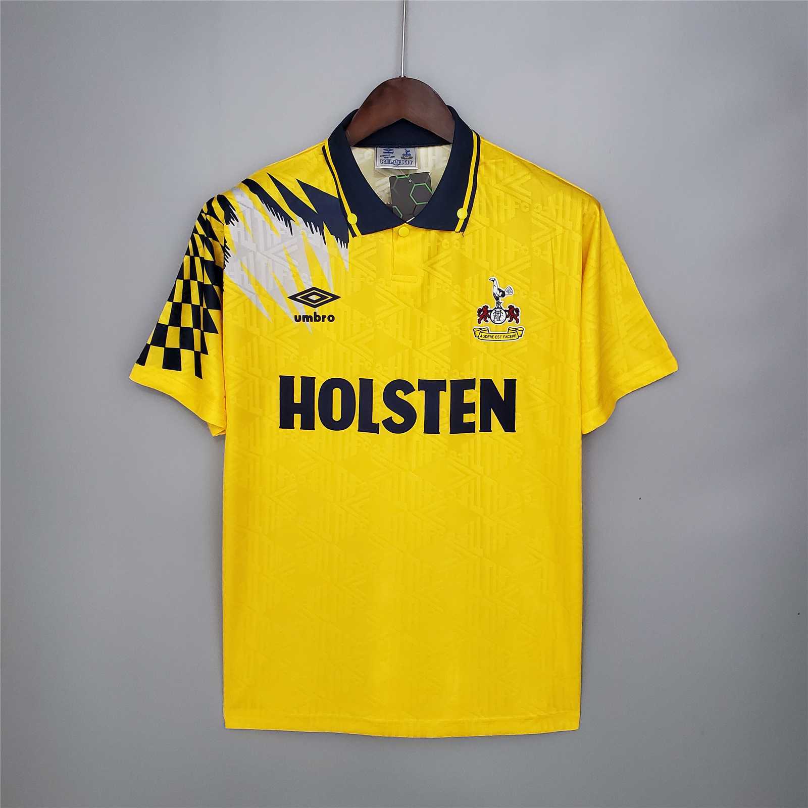 Tottenham Hotspur Retro Football Jersey Away Custom Shirt 1992/94 - Jersey