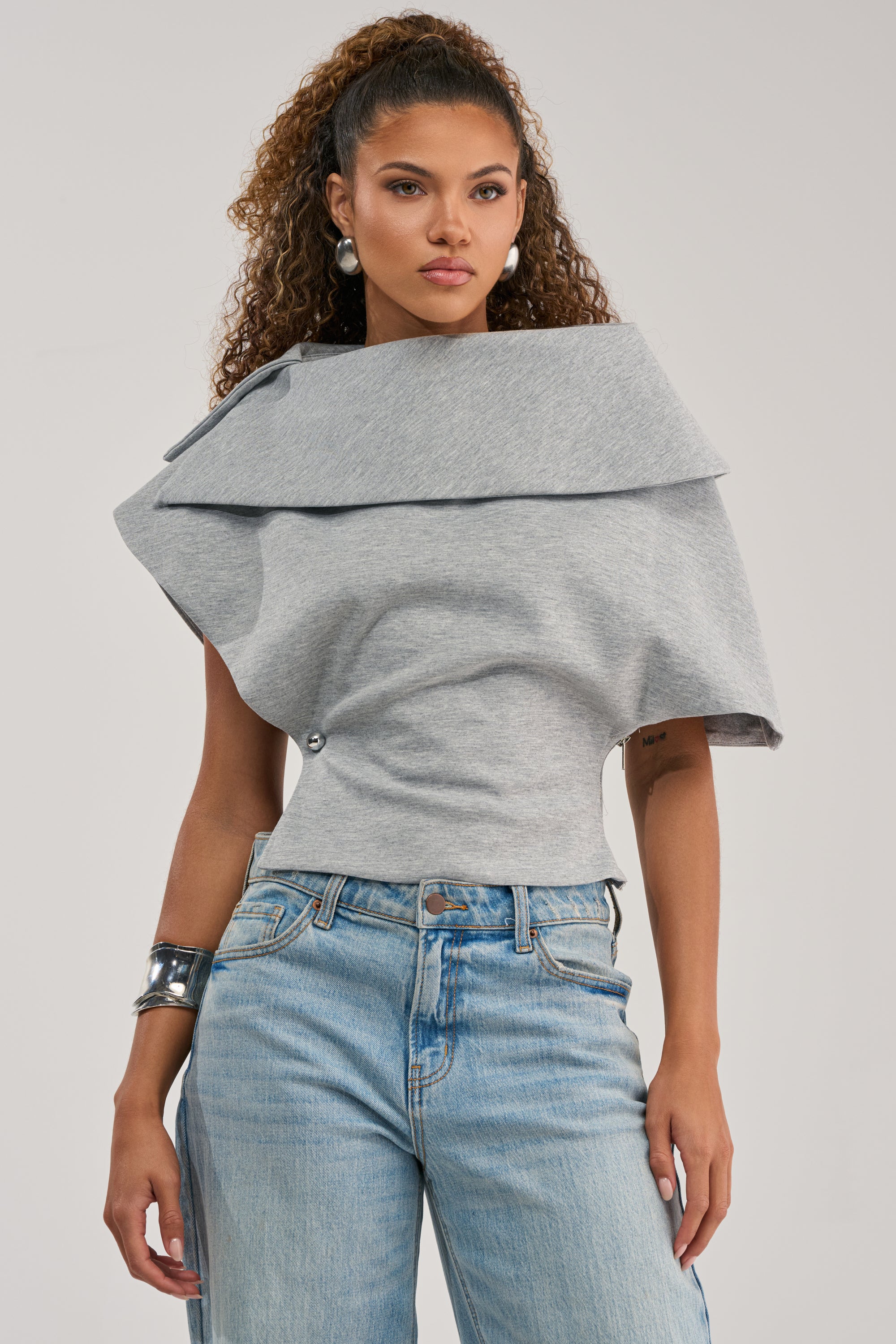 GIA SCUBA BLOUSE - Akira Wear