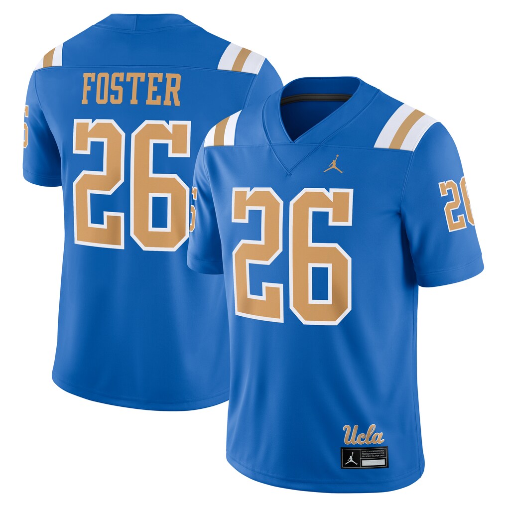 Men's Jordan Brand DeShaun Foster Blue UCLA Bruins Alumni Home Game Jersey - Jersey