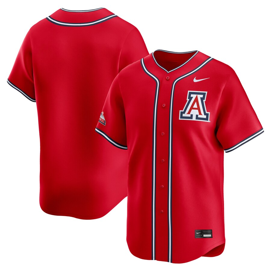 Men's Nike Red Arizona Wildcats College Limited Baseball Jersey - Jersey