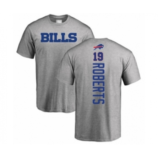 Football Buffalo Bills #19 Andre Roberts Ash Backer T-Shirt - Jersey