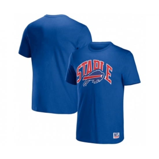 Men's Buffalo Bills x Staple Blue Logo Lockup T-Shirt - Jersey