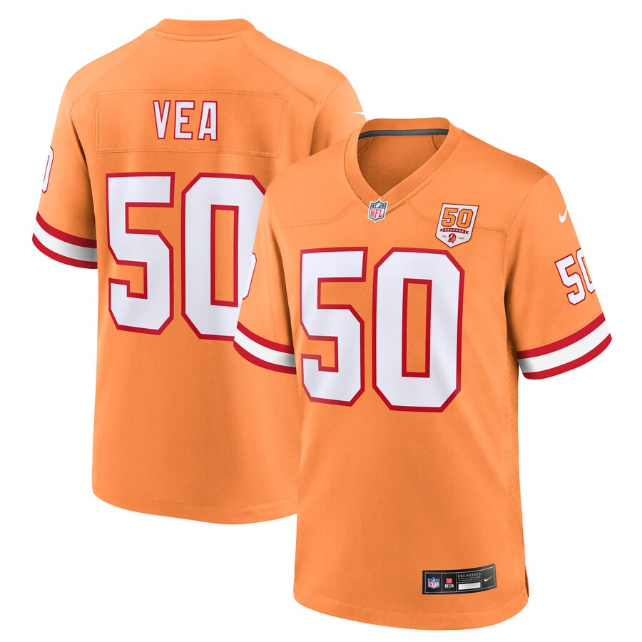 Men's Tampa Bay Buccaneers Vita Vea Nike Creamsicle 50th Season Game Jersey - Jersey