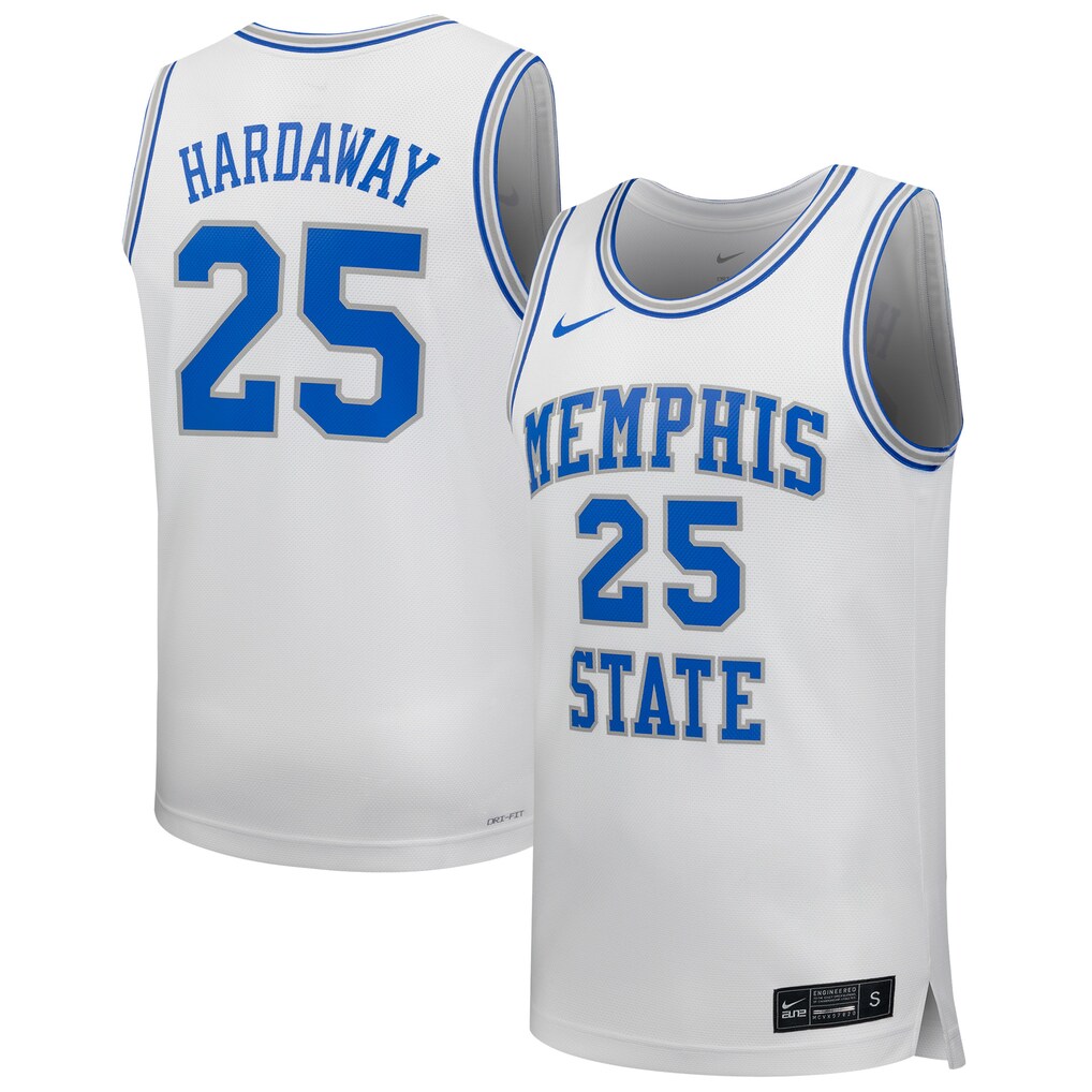 Men's Nike Penny Hardaway White Memphis Tigers Home Replica Basketball Jersey - Jersey