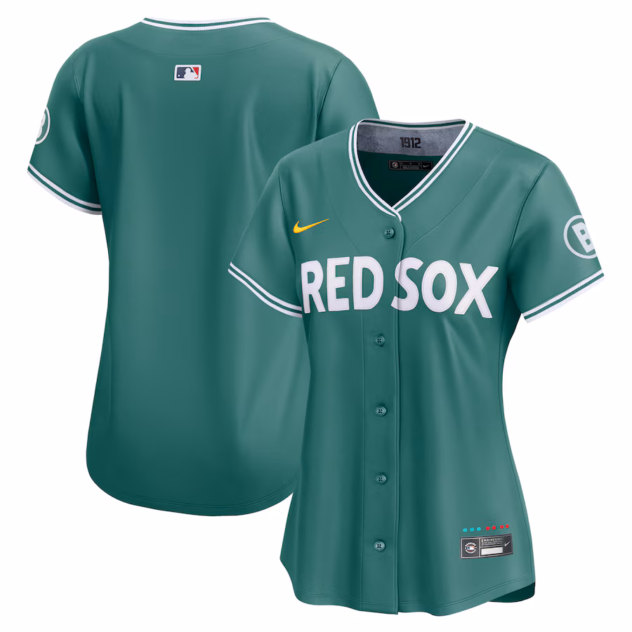 Women's Boston Red Sox Nike Green 2025 City Connect Limited Jersey - Jersey