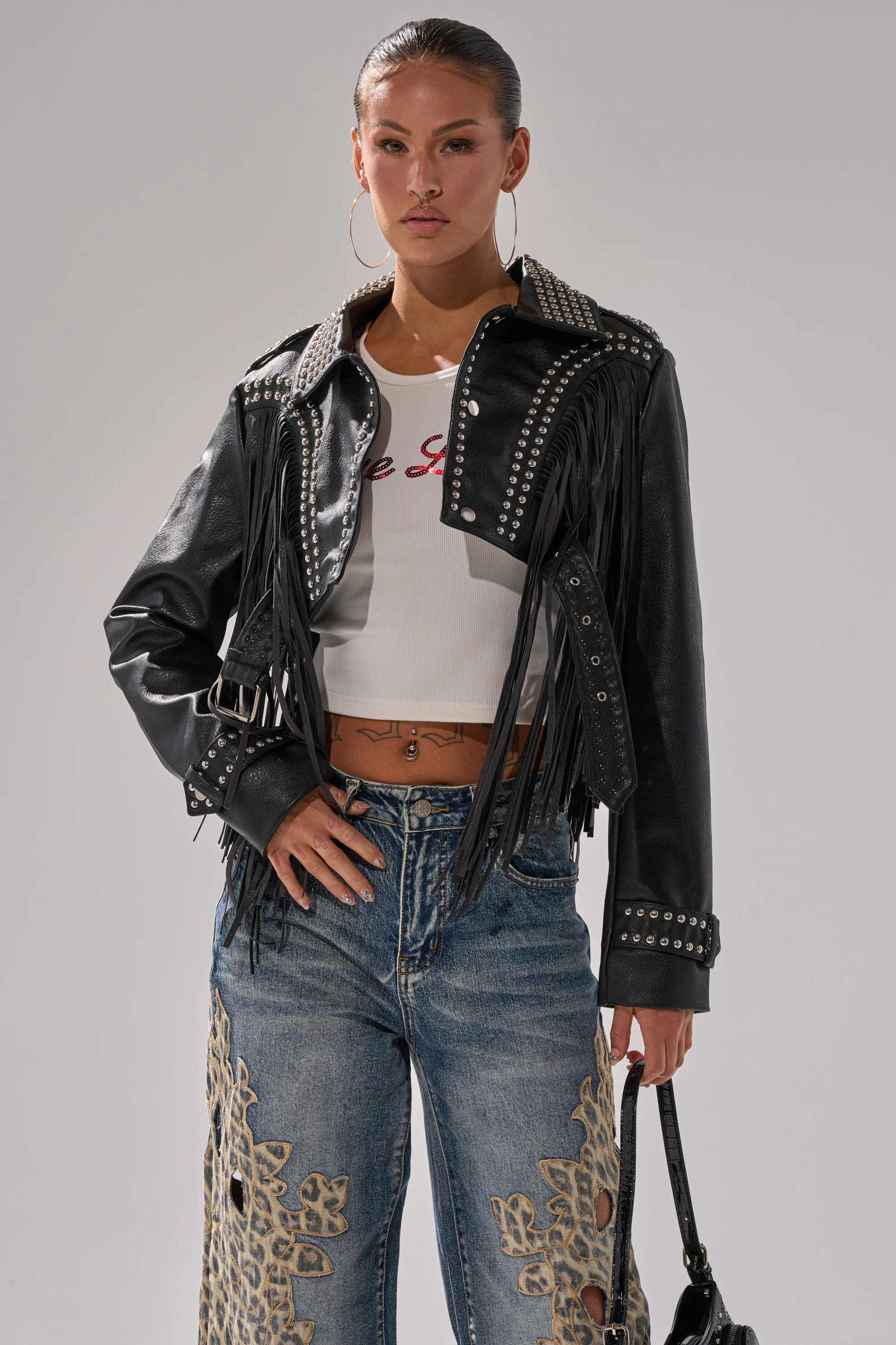 RUMI CROPPED MOTO - Akira Wear