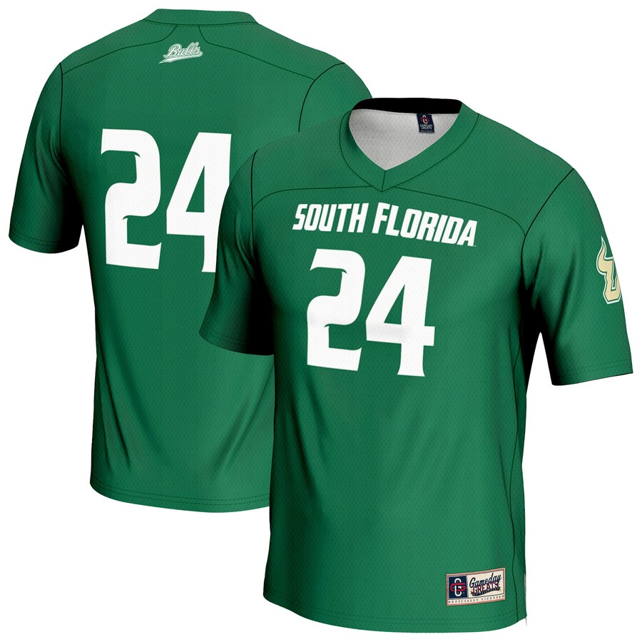 Youth GameDay Greats #24 Green South Florida Bulls Lightweight Lacrosse Jersey - Jersey