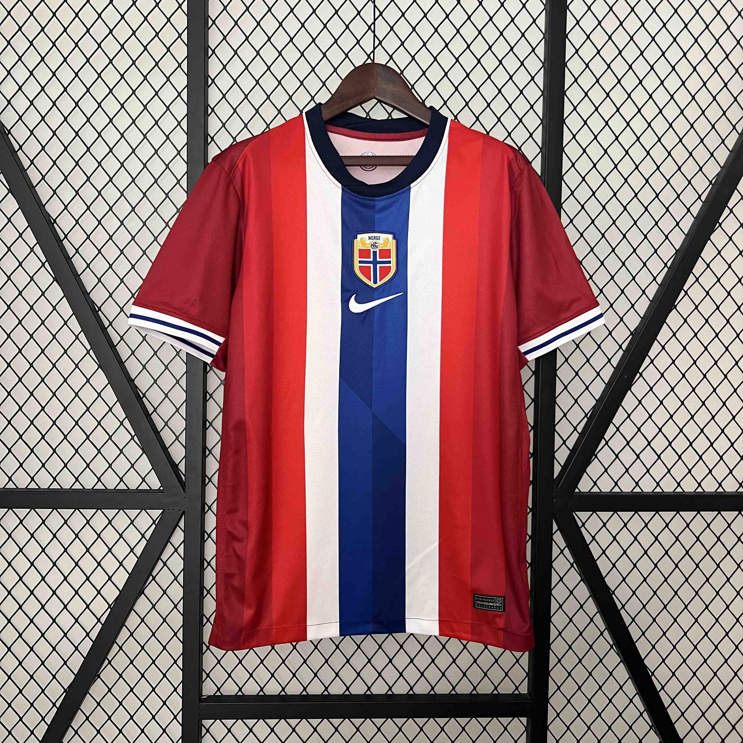 Norway Soccer Jersey Home Custom Shirt 2024 - Jersey