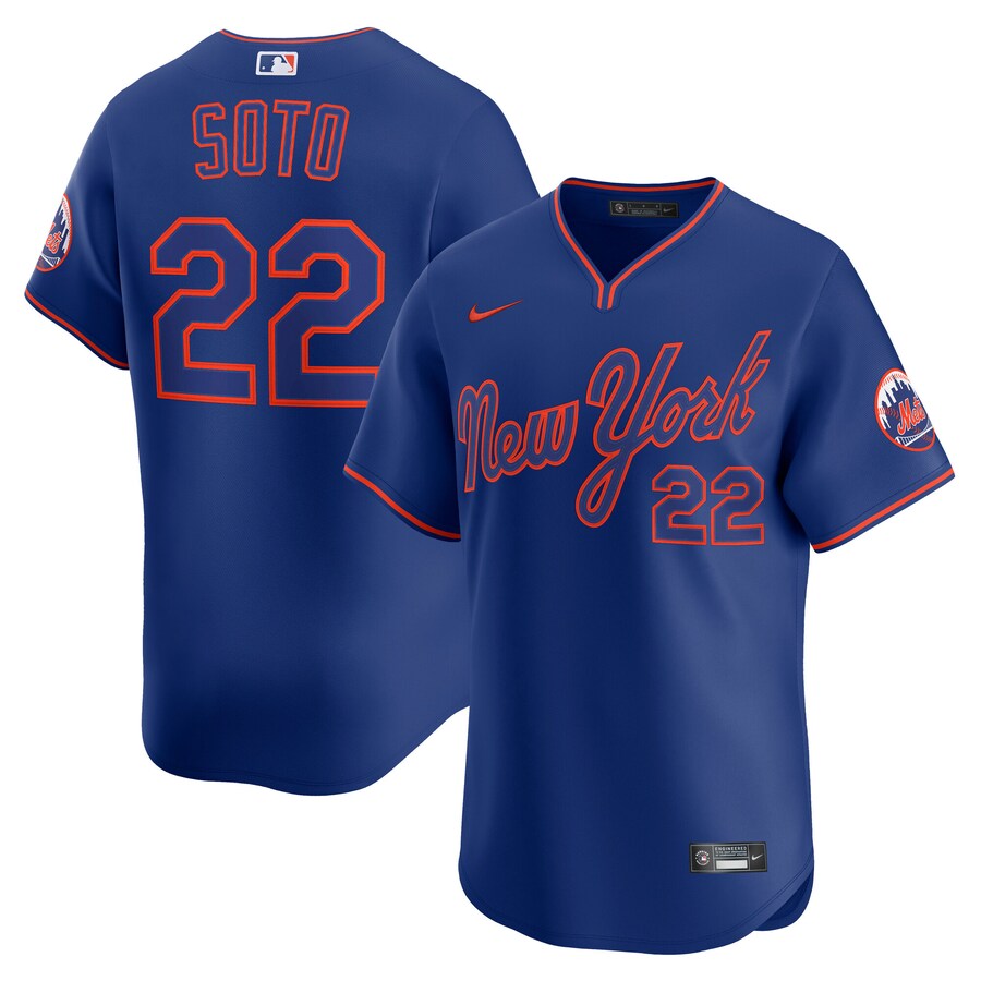 Men's New York Mets Juan Soto Nike Royal Alternate Limited Player Jersey - Jersey