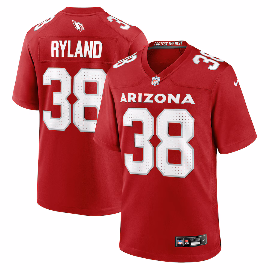 Men's Arizona Cardinals Chad Ryland Nike Cardinal Team Game Jersey - Jersey
