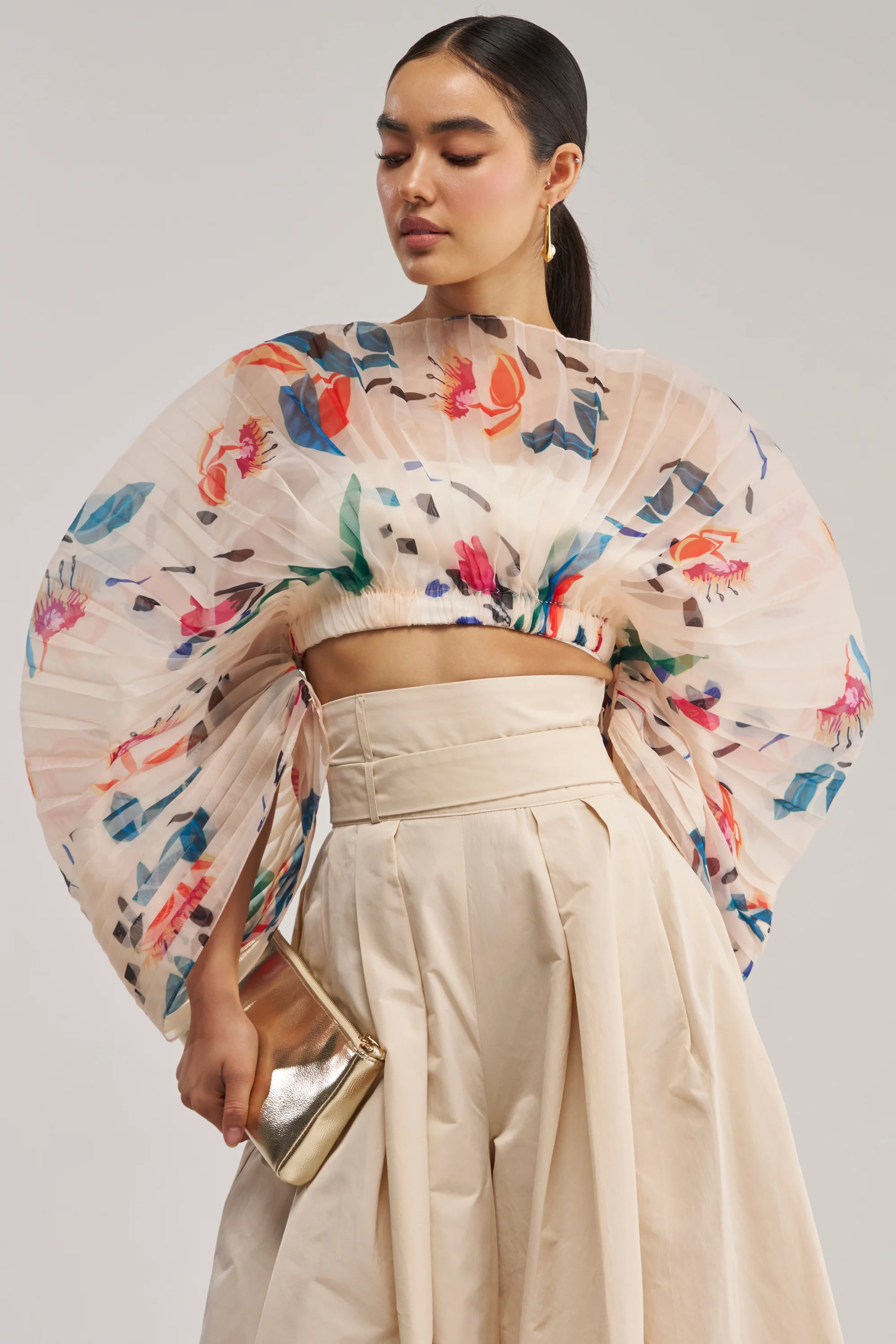 CANDY RAIN PLEATED BLOUSE - Akira Wear
